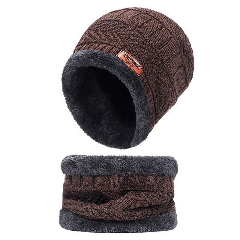 Warm Cashmere Padded Hat Scarf Gloves Set Of Three 93ad3671 6948 4484 afb9 575debadc86c
