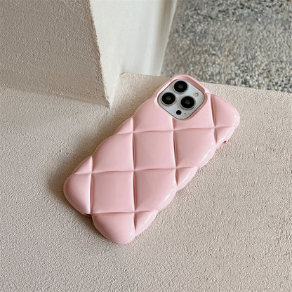 Autumn And Winter Three-dimensional Solid Color Plaid Phone Case 93afb976 2987 4372 a315 8a967214026e