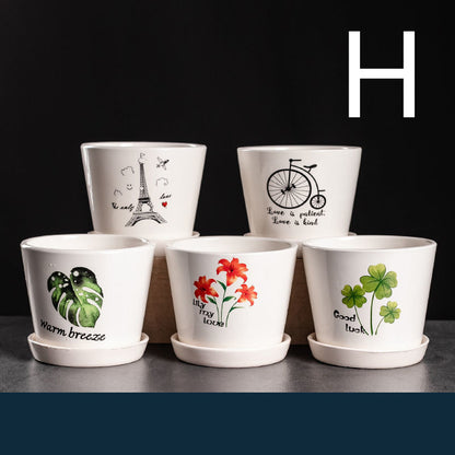 Ceramic Creative Indoor Succulent Plant Pots