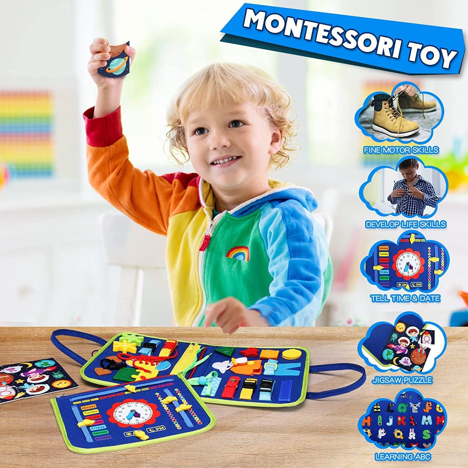 Felt Learning Board Educational Toys 93d0088e 511b 41b9 9603 d888d15f7026
