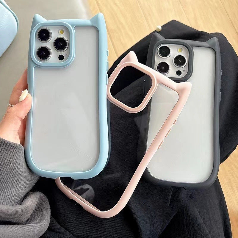Cute Cat Ears Phone Case Protective Sleeve 93e532f7 471a 4828 a35e ad139113c224