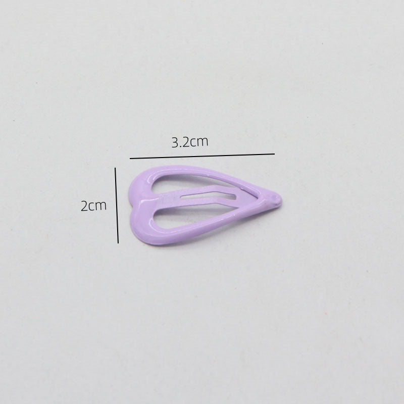 Oil Dripping Spray Paint Side Clip Bang Clip Love Children's Hair Accessories 93f0a6ff 64a1 472f 9b09 35475569fd38