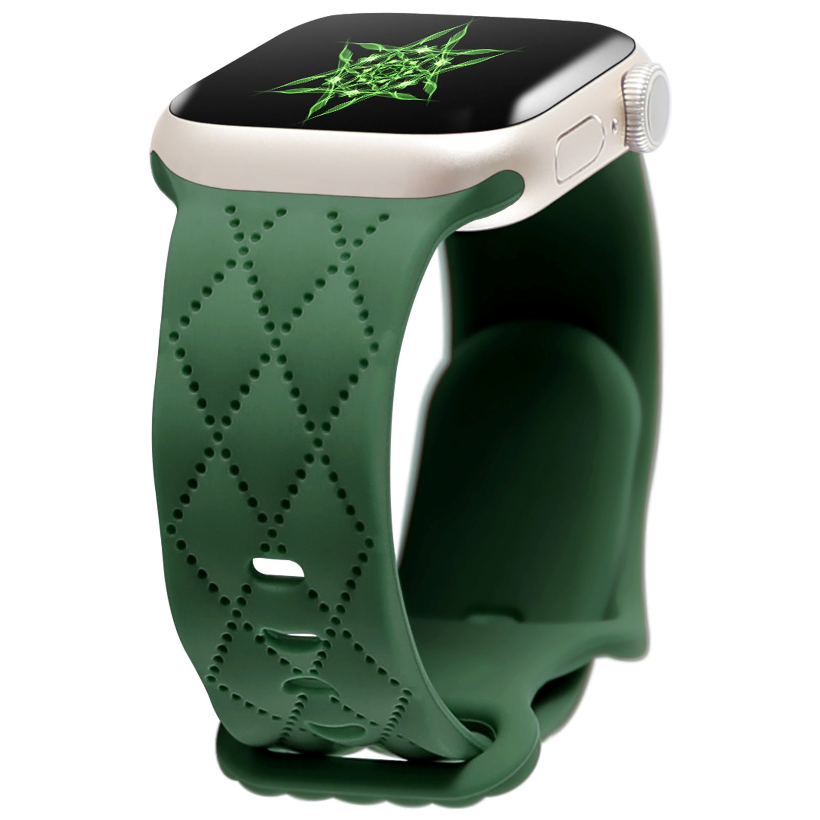 For Watch S9 Texture IwatchS8ULTRAL Silicone Butterfly Buckle Strap 93f1ae69 49ce 421e b76b ea415669d496