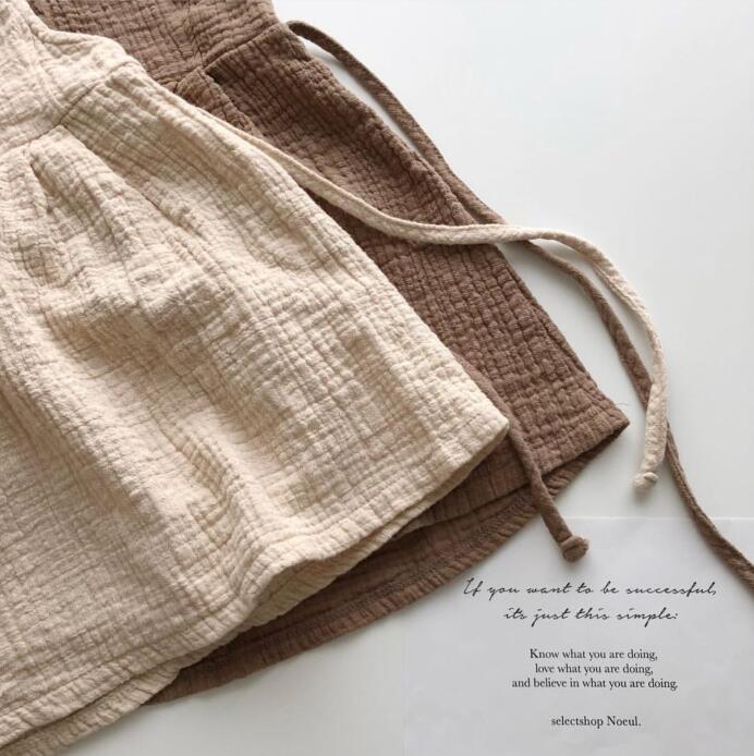 Linen Girls' Sleeveless Lace-up Waist Versatile Versatile Princess Dress 940023bd 5395 409c 8e96 c9904ed1fb55