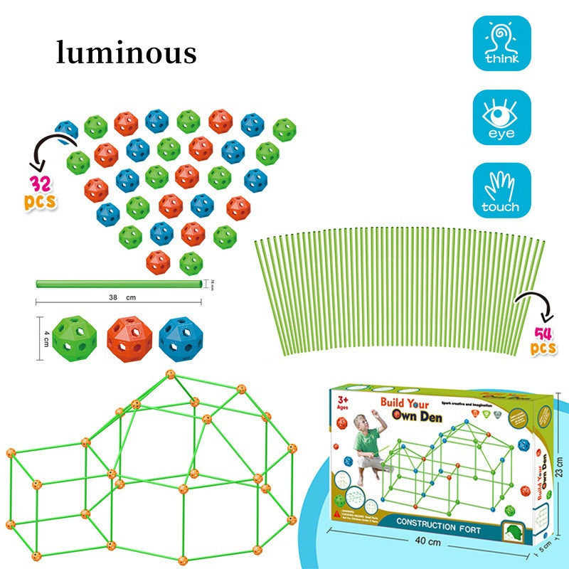Children's DIY Bead Insertion Tent Game House With Building Blocks 9421edb2 1033 4a0c 87b1 e4590ac64a98