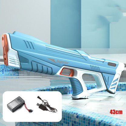 Summer Full Automatic Electric Water Gun Toy Induction Water Absorbing High-Tech Burst Water Gun Beach Outdoor Water Fight To