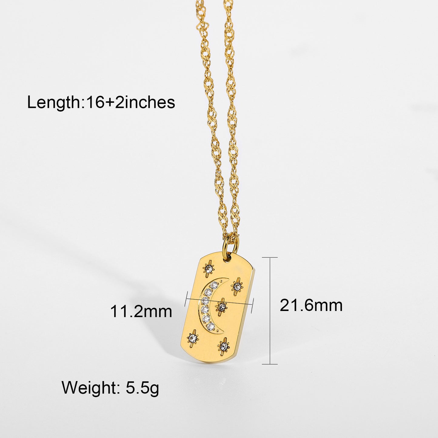 Statement Square Tarot Signet Pendant Necklace 942e30a3 d9a3 4861 a6d1 c0f6455d7ac2
