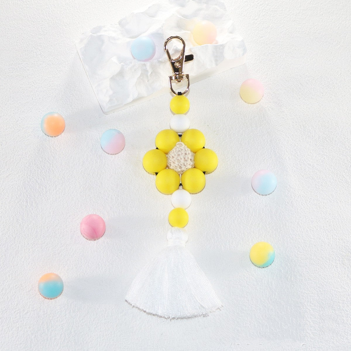 Creative Silicone Tassel Key Chain 9431ea29 e96a 4b26 8da2 37207c120388