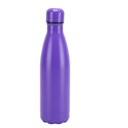 Insulated Stainless Steel Water Bottle Mug Rubber Painted Surface Vacuum Flask Coffee Cup Bottle 943304857955