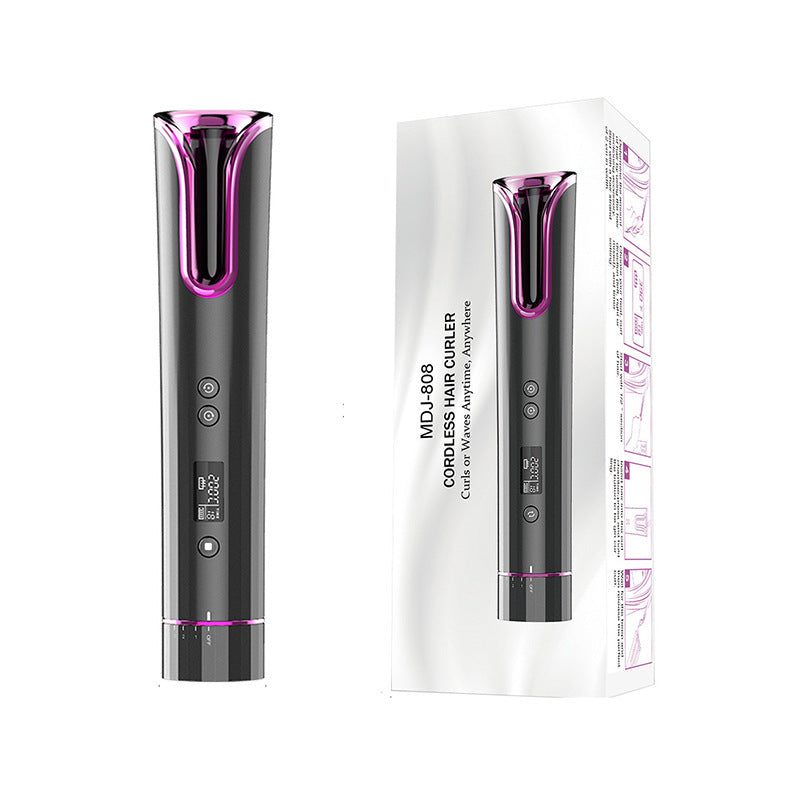 Automatic Hair Curler USB Cordless Wireless Auto Ceramic Curling Iron Hair Waver T Waves Iron Curling Wand Air Curler 9433621