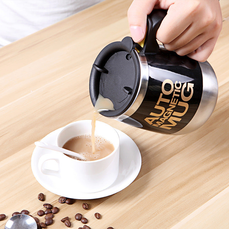 Stainless Steel Automatic Stirring Magnetic Coffee Cup 943f7e53 6716 42e4 ba86 e13e1807de9b
