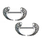 Stainless Steel Breast Ring Fashionable Breast Ring Wing Breast Nail