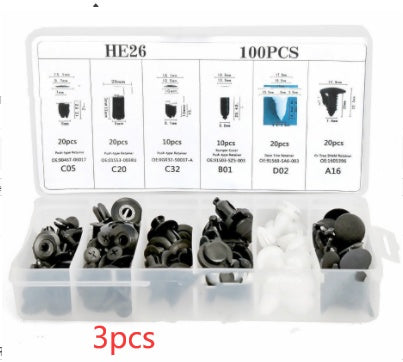 Bag 100PCS Auto Buckle Domestic Trade And Foreign Trade Combination Set Nylon Clip 945e0a58 3e85 41f2 9865 c14b41082e27