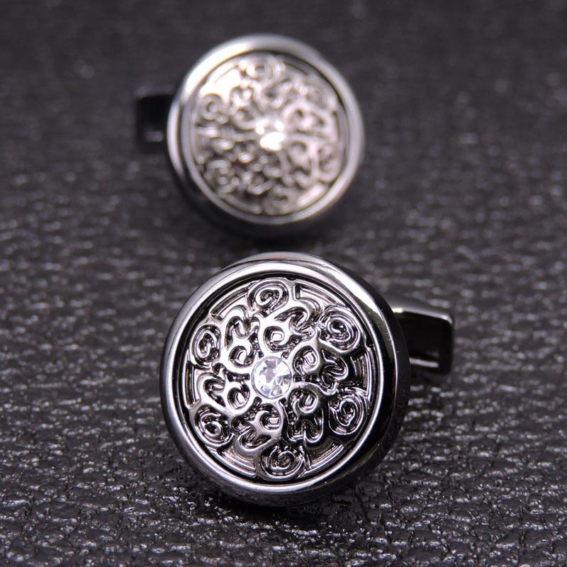 Men's French Retro Pattern Cufflinks 9472208730 371375515