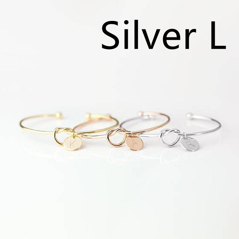 European And American Fashion Dead Knot Letter Bracelet 947be0a0 dc04 4ab4 9345 87e499cc07bb
