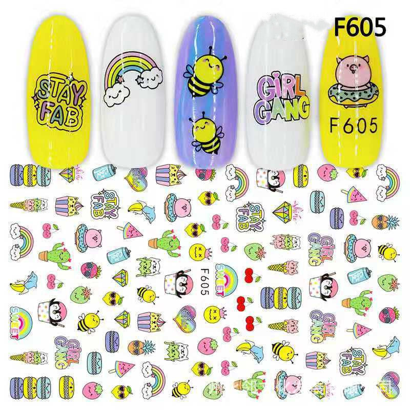 Japanese Three-dimensional 5D Embossed Nail Stickers 947c0201 c0e5 412d 8f7c 0e69dbb22a43