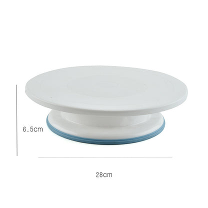 Plastic round cake turntable cream rotating flower table 948071293920