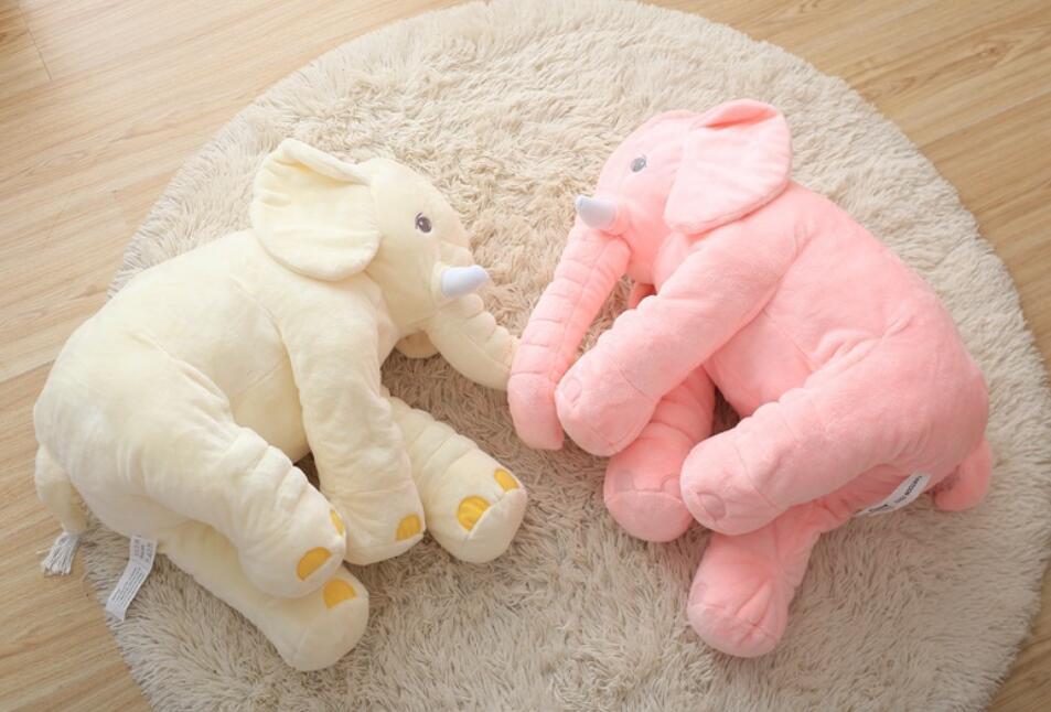Children's Soothing Elephant Plush Toy Pillow 948280903902