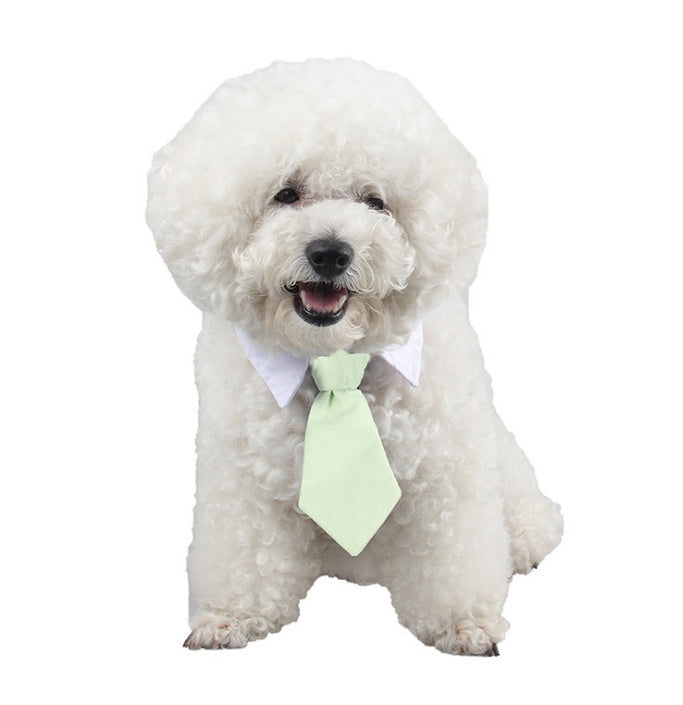 Pet bow tie tie child baby tie cartoon print small tie spot wholesale dog tie 9483084532795