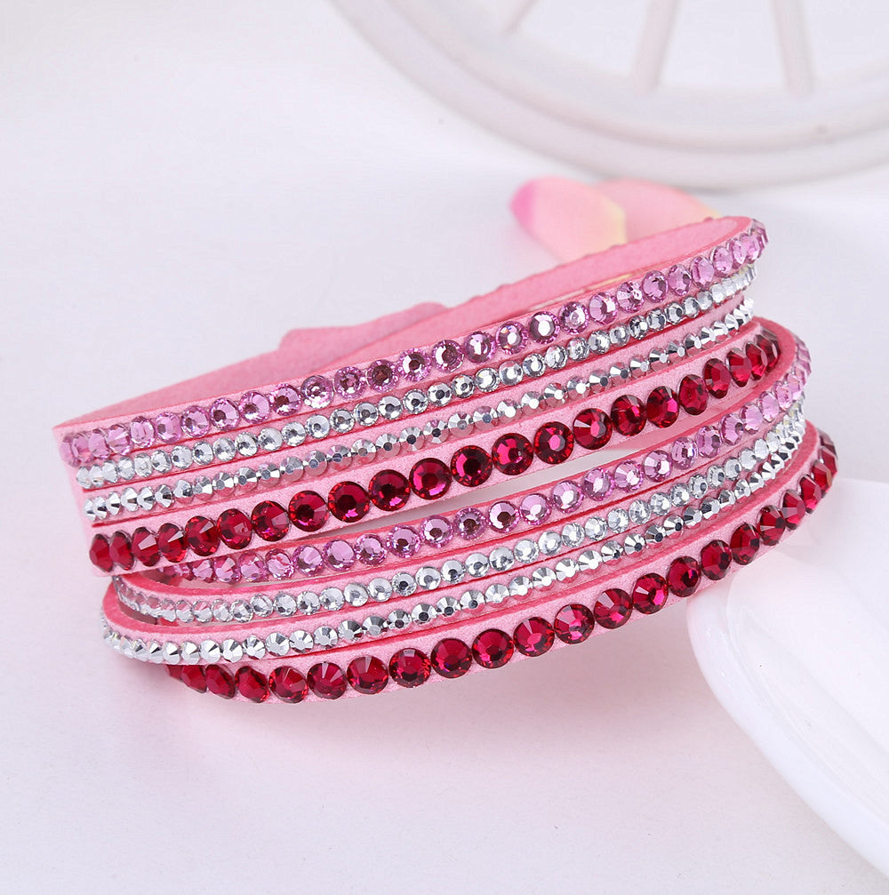 Korean velvet crystal bracelet 948702736440