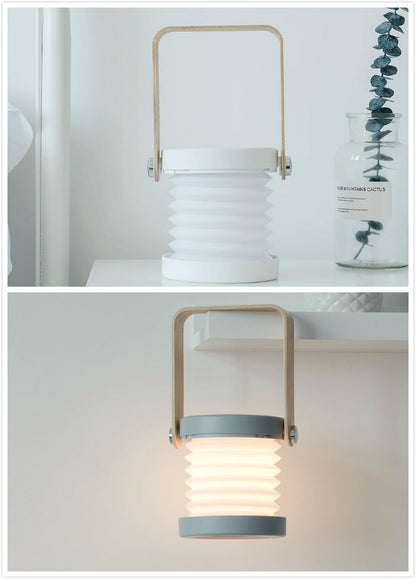 Foldable Touch Dimmable Reading LED Night Light Portable Lantern Lamp USB Rechargeable For Home Decor 949036867119