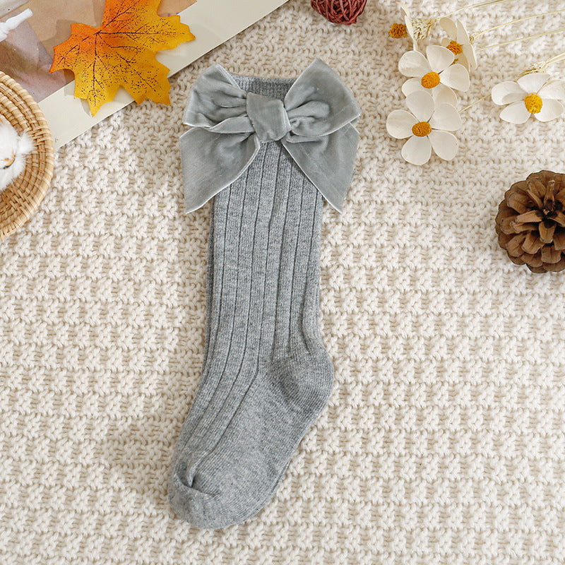 Children's Christmas New Year Lint Bowknot Baby's Socks 94a42302 ad29 4668 8fab 5ceb83c2bc0c