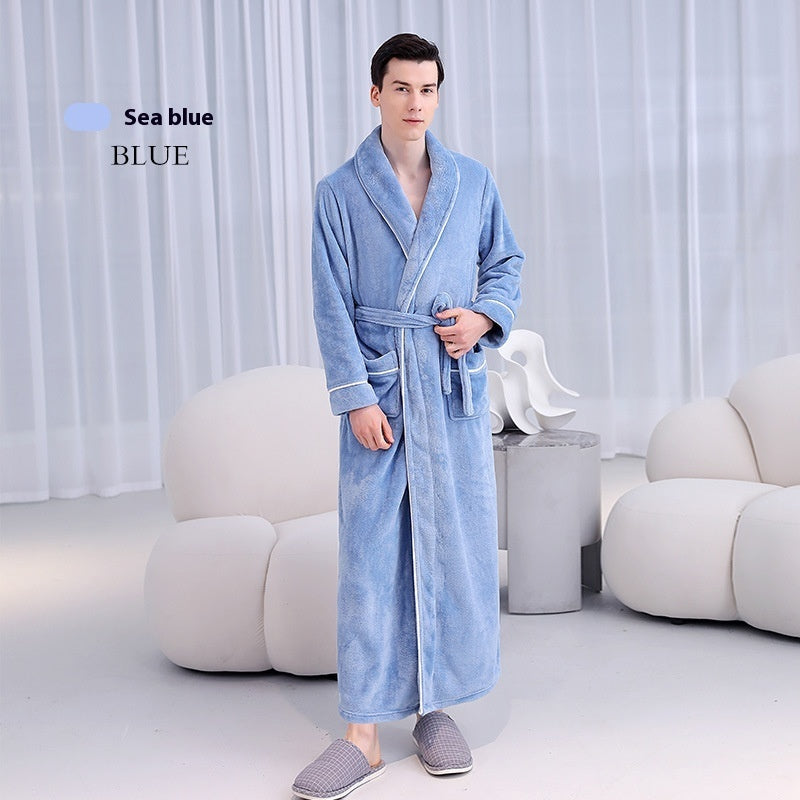 Extended Autumn And Winter Coral Fleece Bathrobe 94c55ac9 f282 46dc b15c 45e440edbeb3 trans