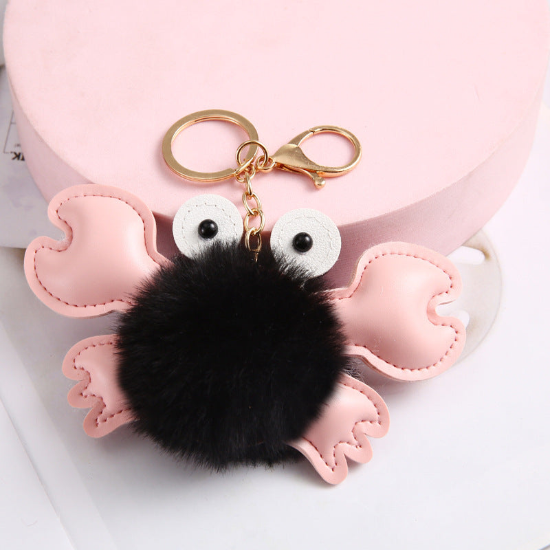 Cartoon Cute Crab Keychain Pendant 94cb300a a538 4e2c a23b b5cd41b7135c