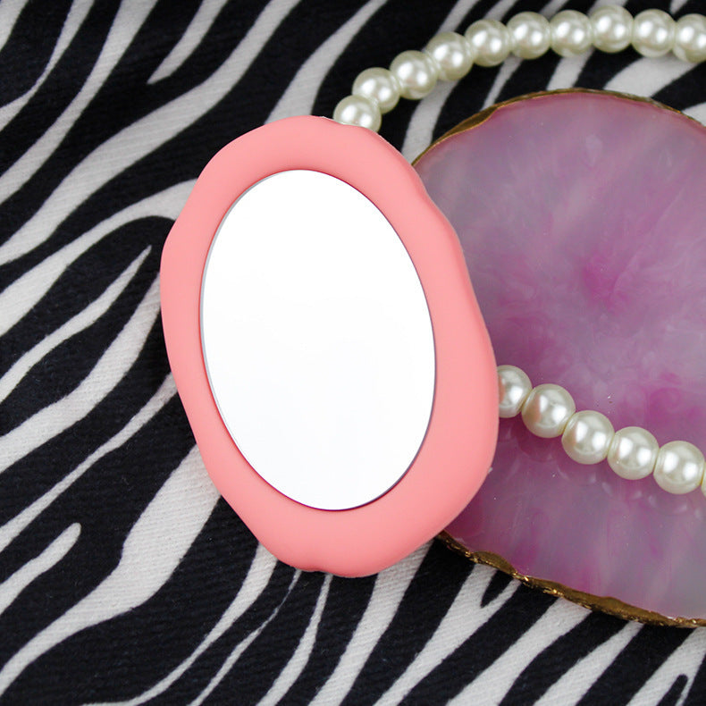 Liquid Silicone Portable Mirror Transparent Air Cushion Ring Buckle Mobile Phone Holder - 图片 7