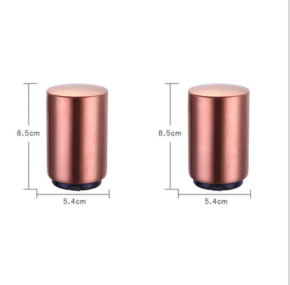 Portable Magnetic Automatic Beer Bottle Opener Bar Accessories Decor Stainless Steel Wine Can Openers with Brushed Metal 94f6