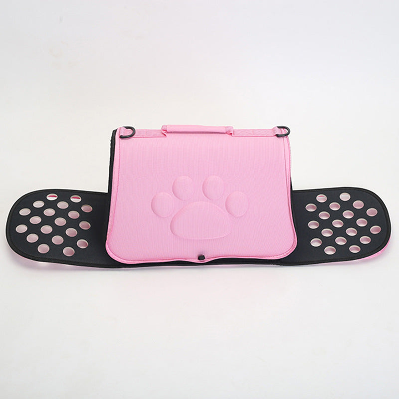 Solid color footprint EVA pet folding bag 950237192724