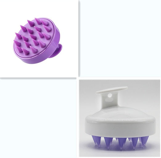 Silicone Shampoo Brush Massage Scalp Hair Brush 9517410971473