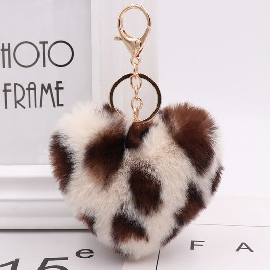 Heart Keychain Fashion Women's Plush 9526048751 1763093638