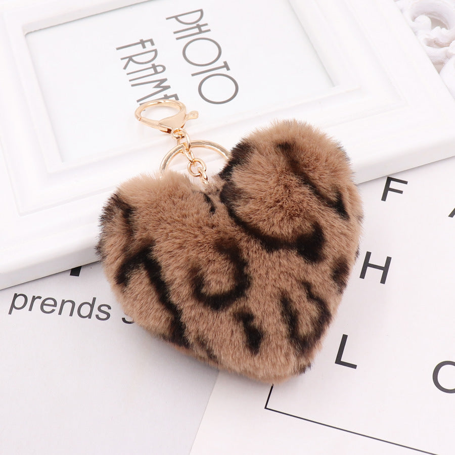 Heart Keychain Fashion Women's Plush 9526066259 1763093638