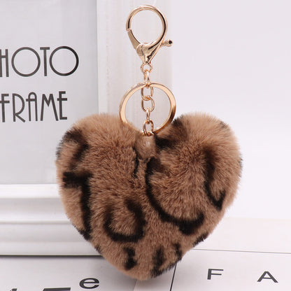 Heart Keychain Fashion Women's Plush 9526069082 1763093638