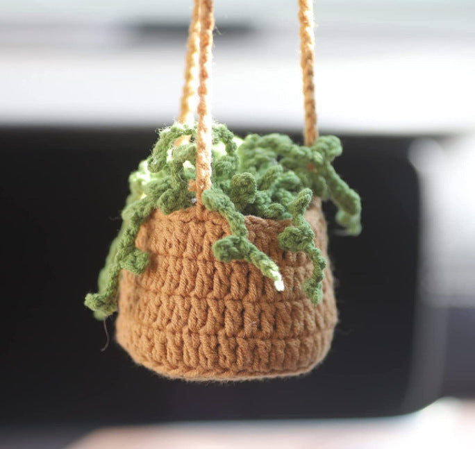 Car Plant Decoration Decoration Knitting Wool 952bcdd0 eb9d 4a4a bc0c 637ad465f96e
