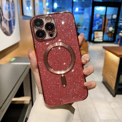 Electroplating Magnetic Transparent Soft Shell Protective Cover - 图片 6