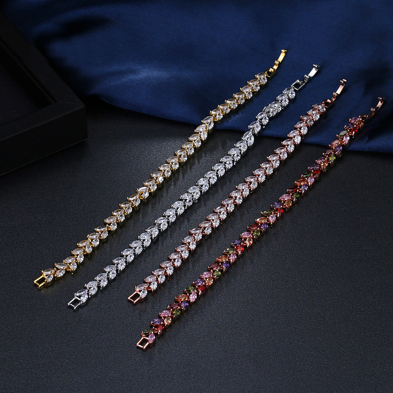 Fashion horse eye zircon bracelet 953083084565