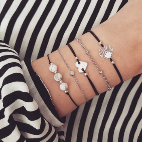 Bohemian Bracelets & Bangles Set Vintage Bead Boho Charm Bracelet For Women Jewelry Accessories Pulseras Mujer Bijoux Femme 9
