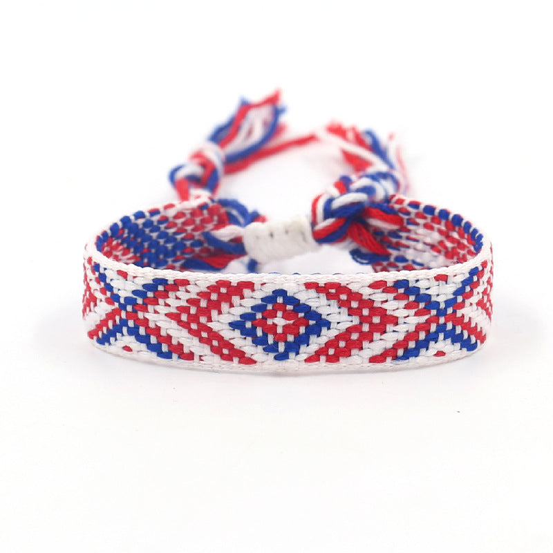 Bohemian Color Woven Bracelet Wristband For Fans 95621ee0 b2fe 4955 9ef5 8f65da3aff81