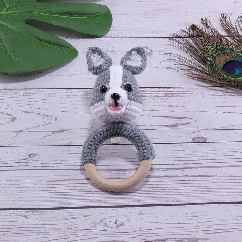 Baby Rattle Hand Woven Cartoon Animal Bracelet Newborn Soothing Doll 9566f657 48f7 4434 8709 50eeb531c280