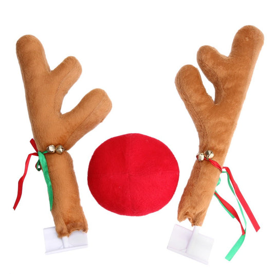 Car decoration christmas antlers 958364261442
