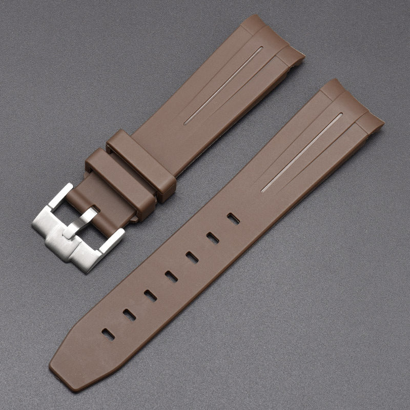 Mercury Arc Rubber Watch Strap Men's And Women's Waterproof 20mm 958f4180 4b6d 44ae a3a2 f443f65440f9