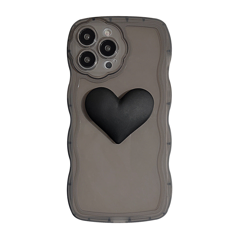 Three-dimensional Wave Dark Love Mobile Phone Case 95c35808 0e1c 42e6 8e85 c504b5c65fbb