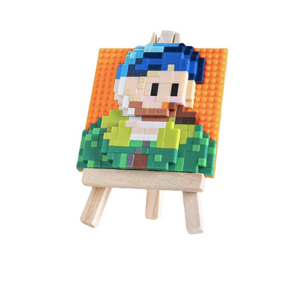 Building Blocks Ornaments Small Particles Starry Sky Oil Painting Board Adult Assembled Toy Art Ornaments 95c92ff6 fda8 4aa5 
