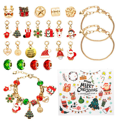 Diy Creative Children's Bracelet Ornament 24 Grid Calendar Christmas Blind Box 95e38d64 c1bf 4901 90af 960bd7d213ba