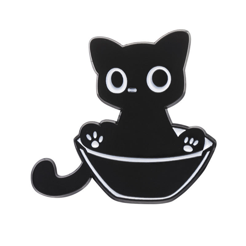 Foreign Trade New Cat-like Cute Animal Brooch Simple Minority All-match Decoration Scarf Buckle 95e73fbc f947 40cf b7fe a347c