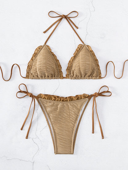 Women's Solid Color Stringy Selvedge Sexy Bikini 95f4e12e 390e 4972 bf69 5f046194aafa