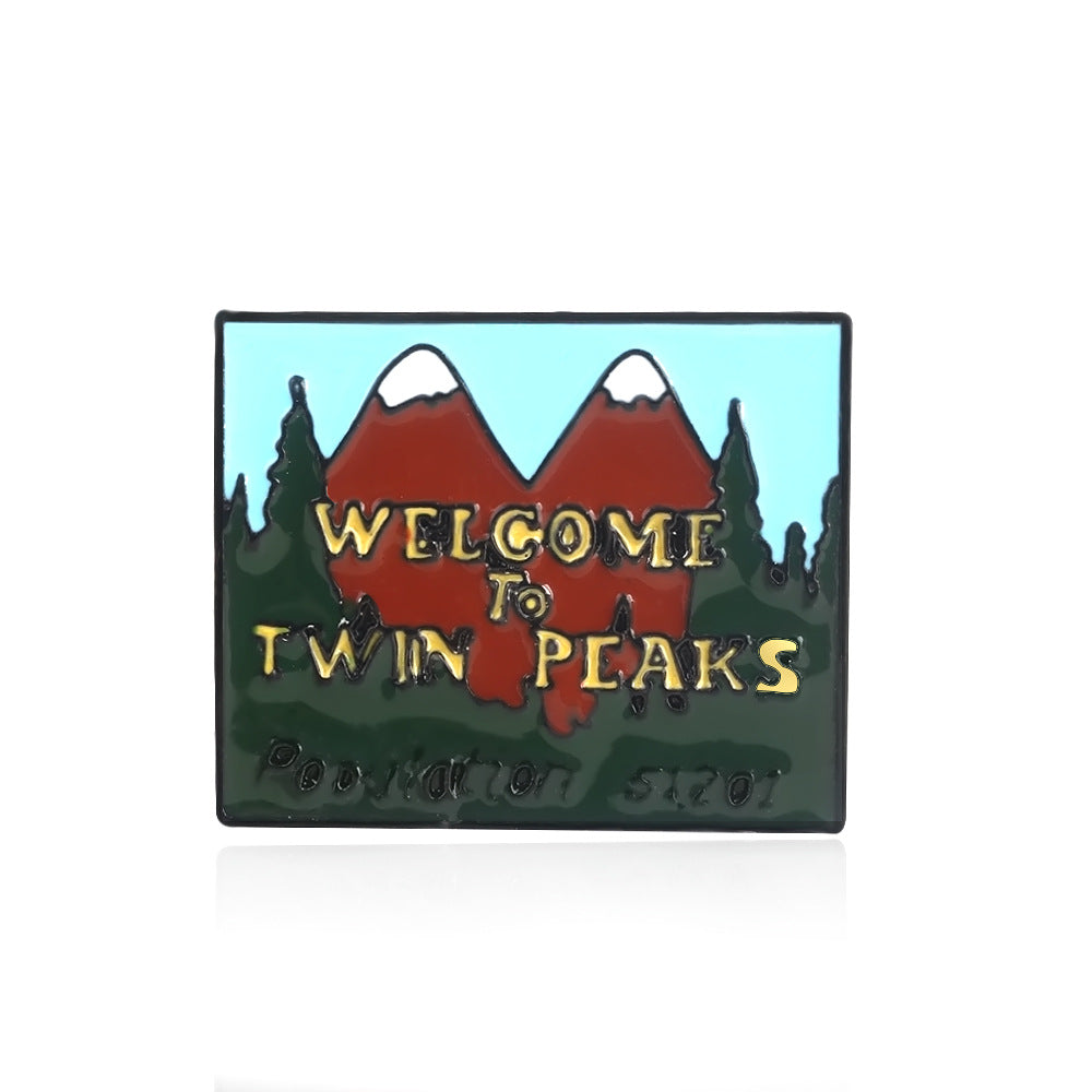 Love Double Peak Cartoon Character Pin Accessories 9605068671 2580613