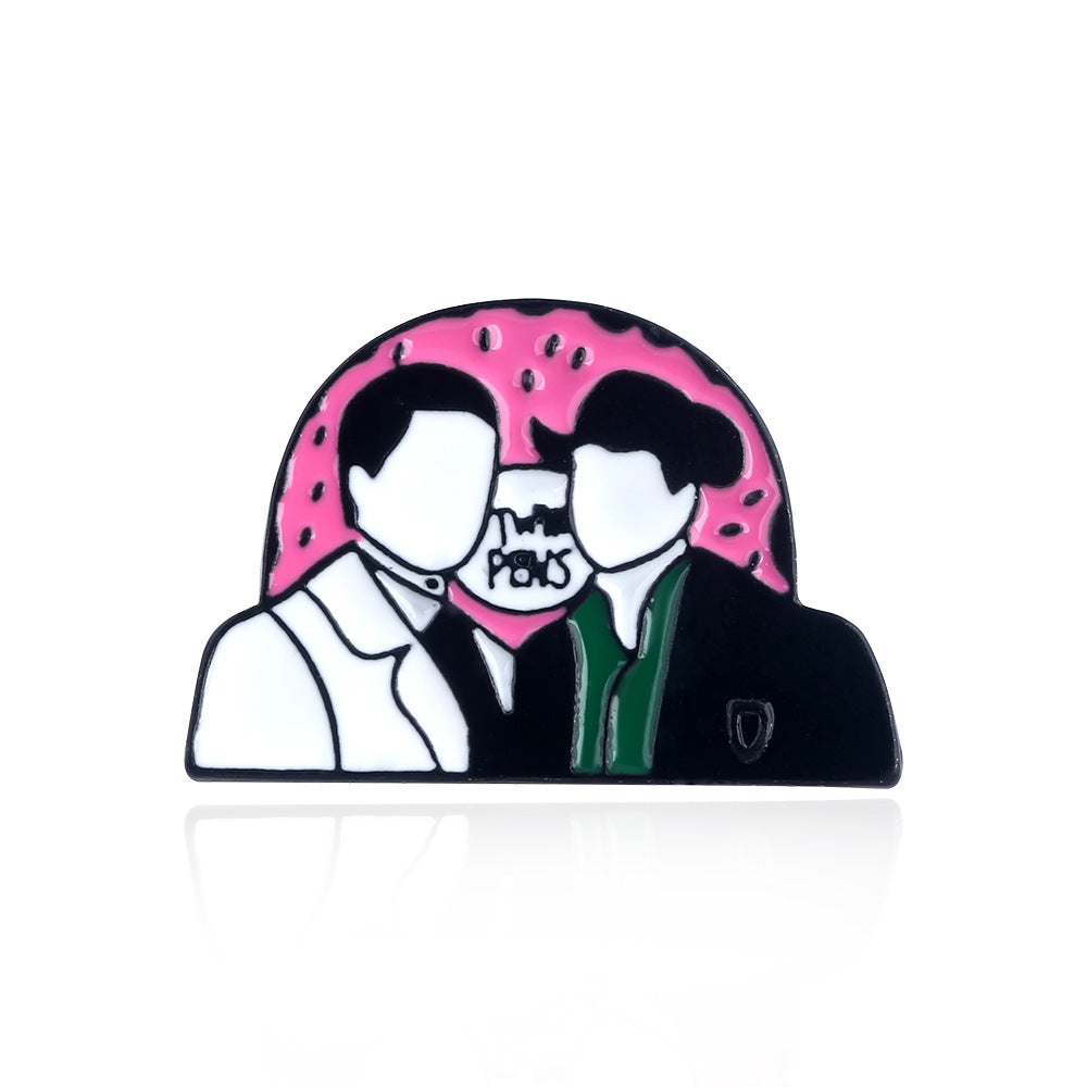 Love Double Peak Cartoon Character Pin Accessories 9605068711 2580613